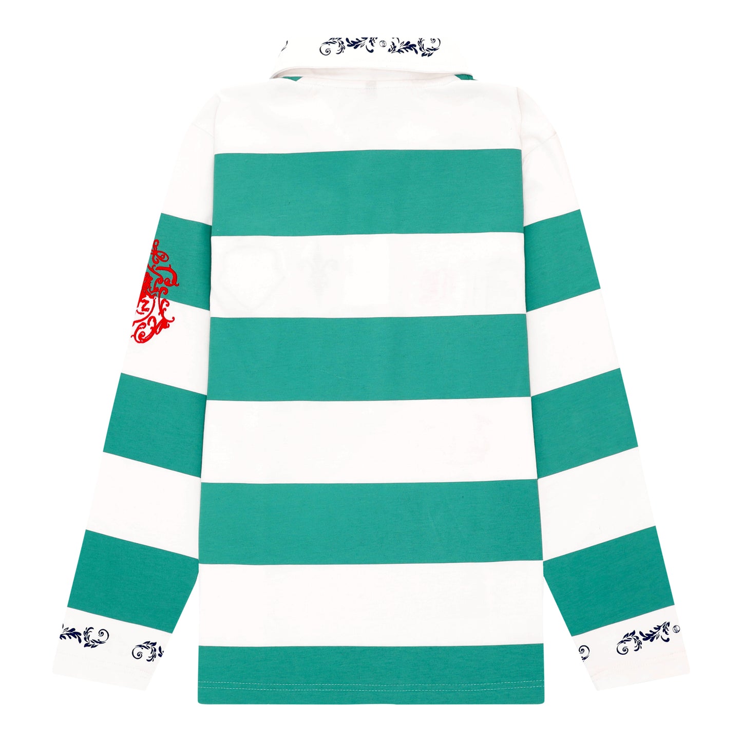 LUKAMACHAIN LONG SLEEVE POLO OCEAN GREEN