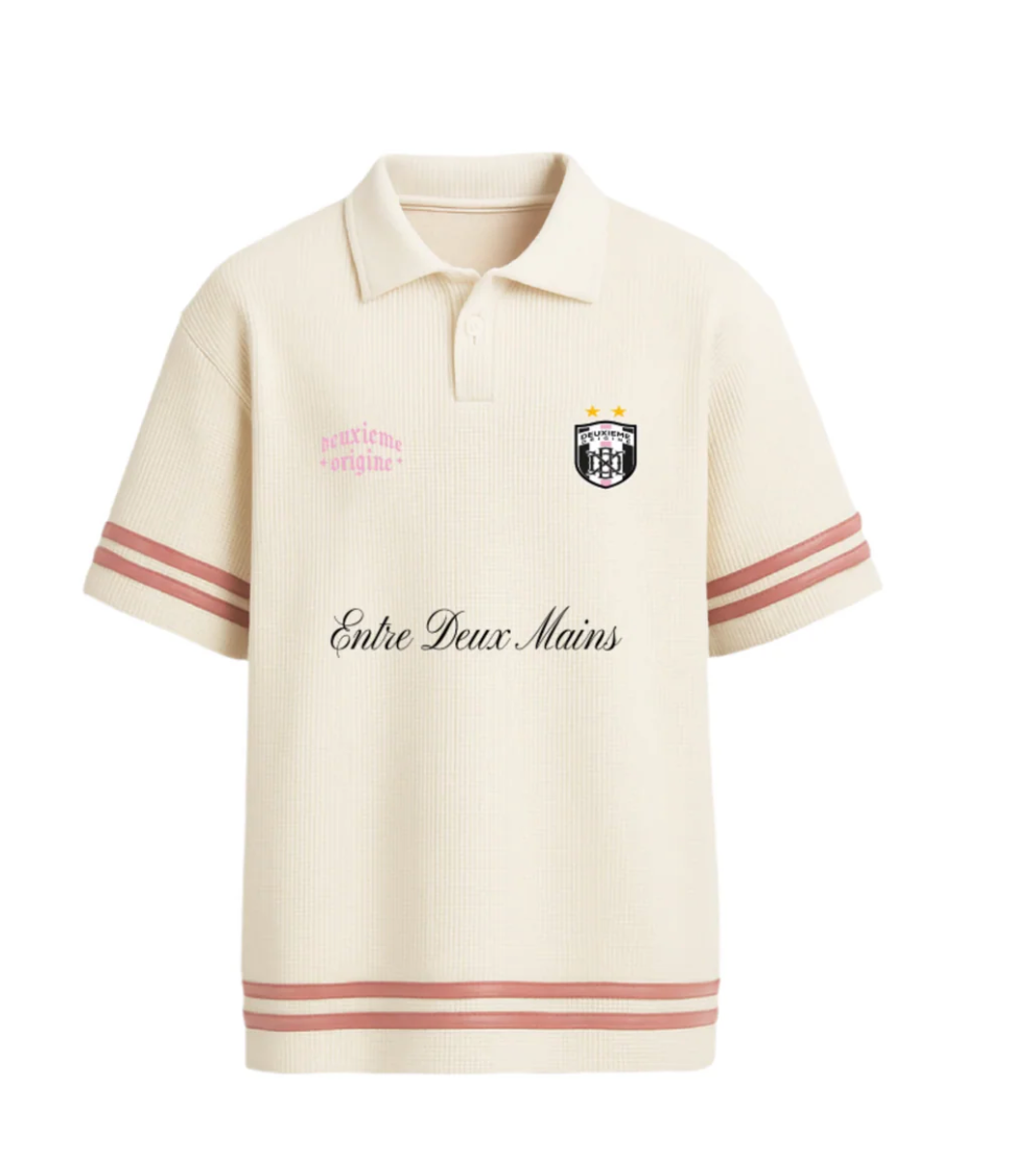 DEUXIEME ORIGINE JERSEY OFF WHITE PINK