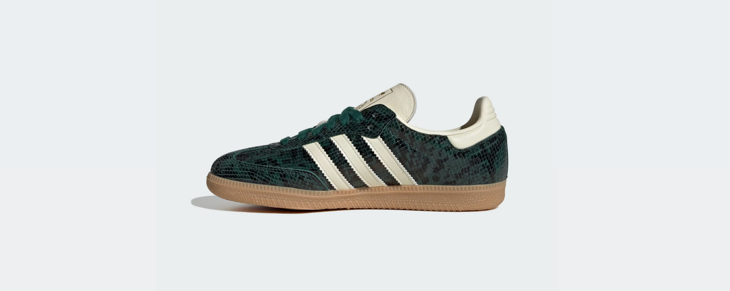 ADIDAS SAMBA OG SNAKESKIN COLLEGIATE GREEN (W)