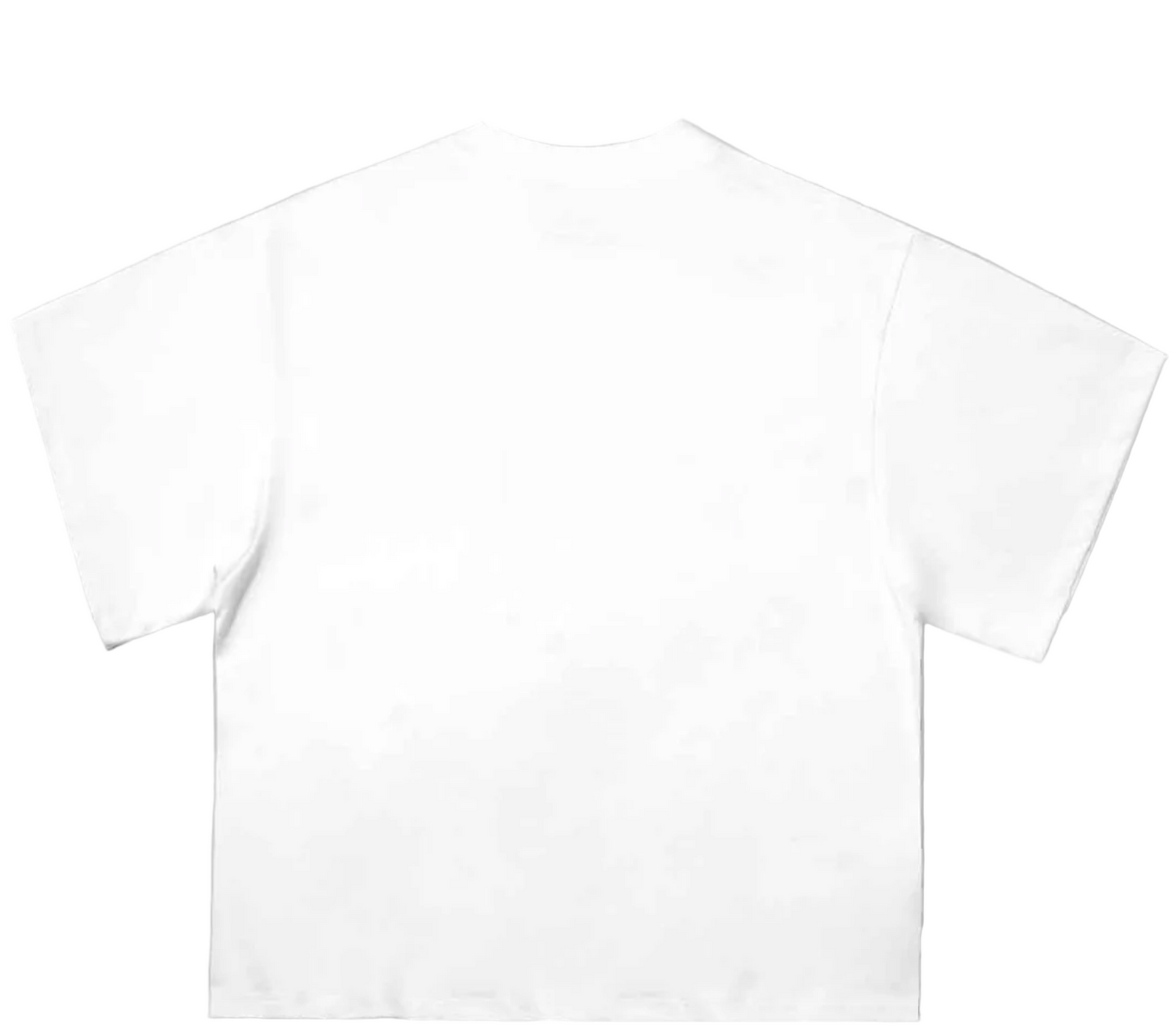 NOISSEY BOXY OVERSIZED T-SHIRT WITH MONEY-HOLDING NAIL ART HAND PRINT