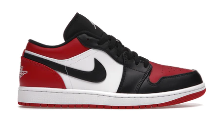 JORDAN 1 LOW BRED TOE DRIP DROPS