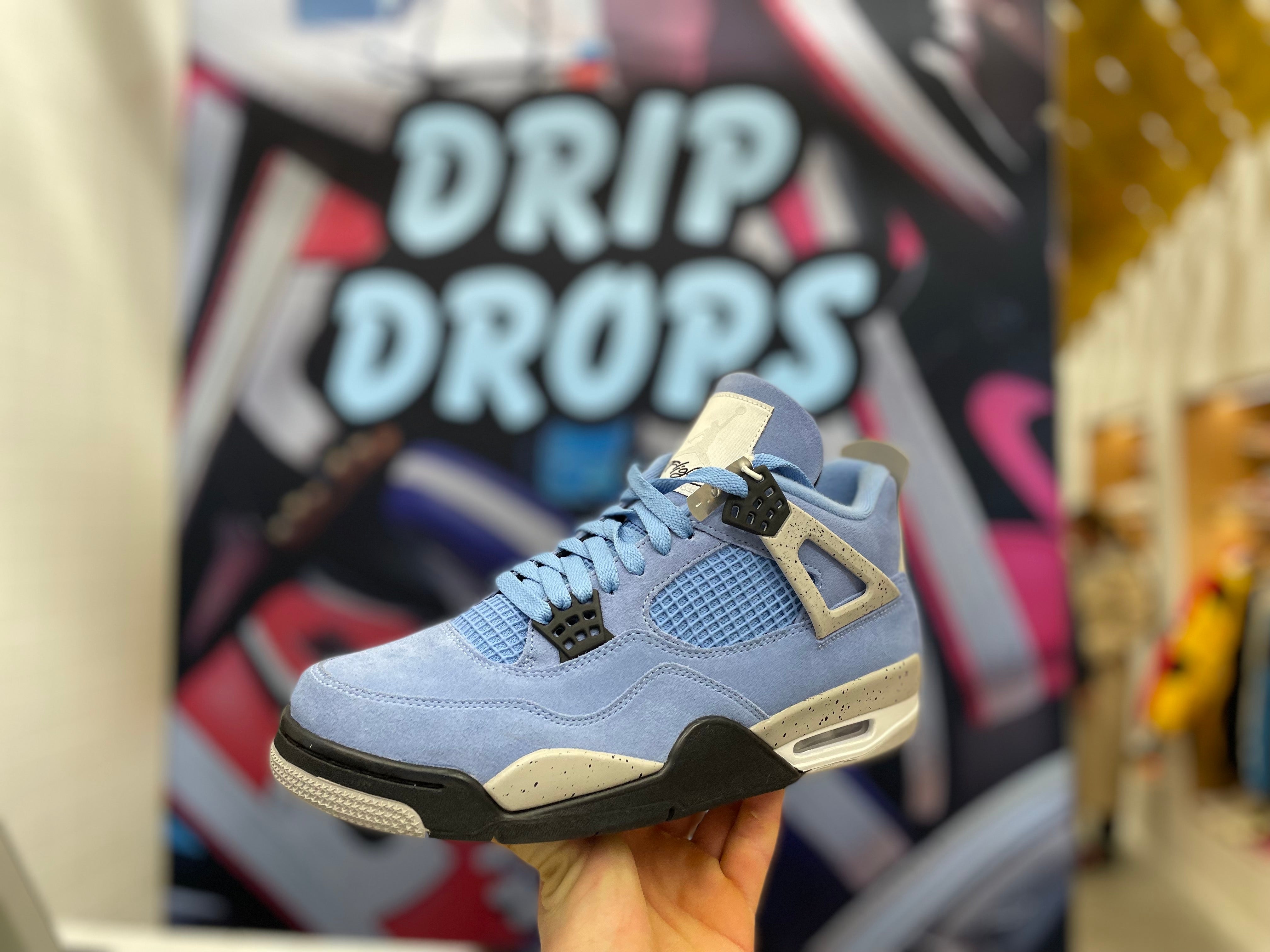 Hands On Review The Jordan 4 University Blue DRIP DROPS
