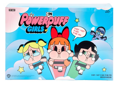 POP MART CRYBABY x POWERPUFF GIRLS SERIES VINYL FACE PLUSH SINGLE BLIND BOX