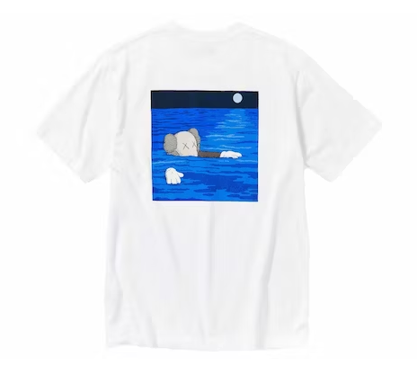 KAWS X UNIQLO ARTBOOK COVER TEE WHITE