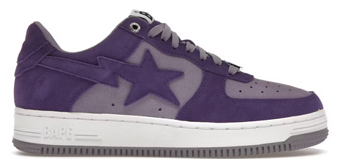 BAPE STA LOW SUEDE PURPLE