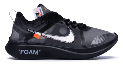 NIKE ZOOM FLY OFF-WHITE BLACK SILVER