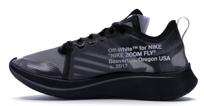 NIKE ZOOM FLY OFF-WHITE BLACK SILVER