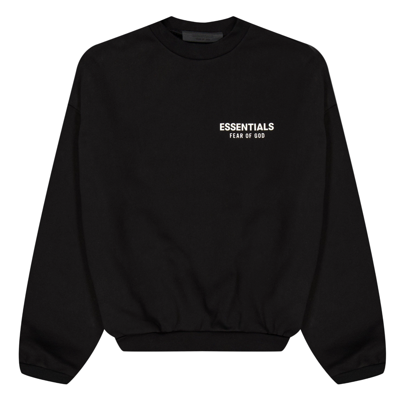 FEAR OF GOD ESSENTIALS FLEECE SWEATER BLACK