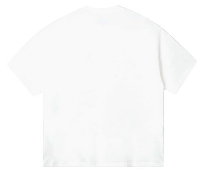NOISSEY GLITTERING DIAMOND GRILLS PRINT T-SHIRT WHITE