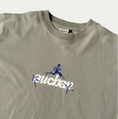 BUCHAN T-SHIRT JUMPING JACK TEE - GREY