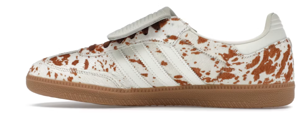 ADIDAS SAMBA LT COW PRINT BROWN WHITE (W)
