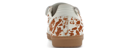 ADIDAS SAMBA LT COW PRINT BROWN WHITE (W)