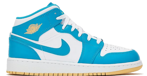 JORDAN 1 MID AQUATONE (GS)