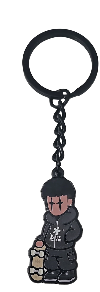 KEEP IT CLEAN - RELAXED PANTS - BLACKBLUE OVERDYE