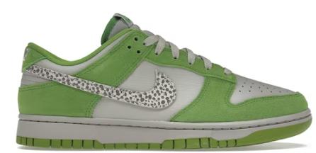 NIKE DUNK LOW SAFARI SWOOSH CHLOROPHYLL