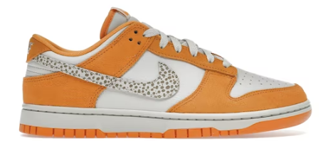 NIKE DUNK LOW SAFARI SWOOSH KUMQUAT