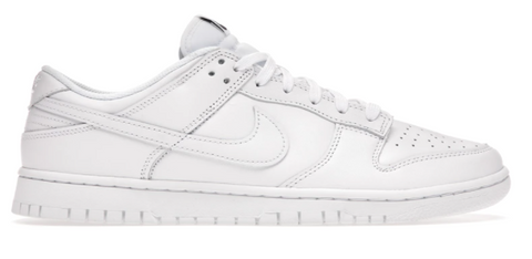 NIKE DUNK LOW TRIPLE BLANC (W)