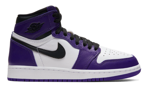 JORDAN 1 RETRO HIGH COURT PURPLE WHITE (GS)