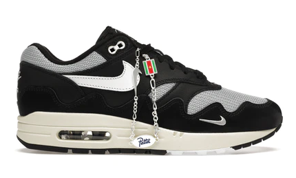 NIKE AIR MAX 1 PATTA WAVES BLACK (SPECIAL BOX & BRACELET)