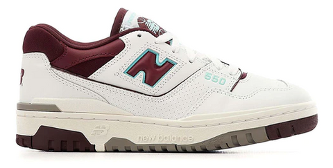 NEW BALANCE 550 BURGUNDY CYAN