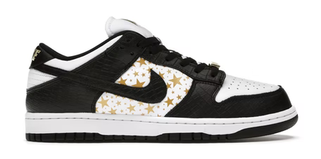 NIKE SB DUNK LOW SUPREME STARS NOIR