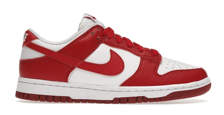 NIKE DUNK LOW NEXT NATURE BLANC GYM ROUGE (W)