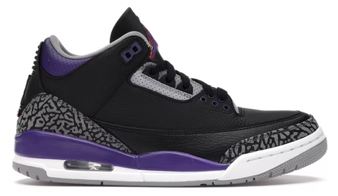 JORDAN 3 RETRO COURT NOIR VIOLET