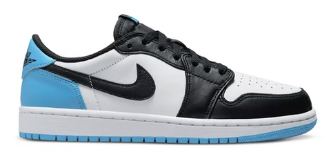 JORDAN 1 RETRO LOW OG BLACK DARK POWDER BLUE (W)