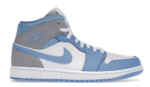 JORDAN 1 MID UNIVERSITY BLUE GREY