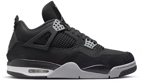 JORDAN 4 RETRO TOILE NOIRE