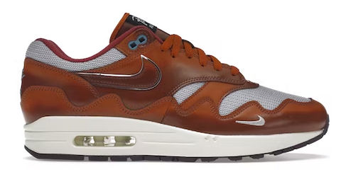NIKE AIR MAX 1 PATTA THE NEXT WAVE DARK RUSSET