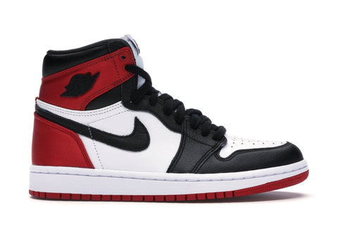 JORDAN 1 RETRO HIGH SATIN BLACK TOE (W)