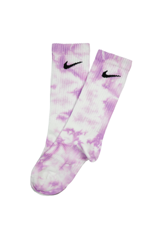 CHAUSSETTES NIKE TIE-DYE VIOLET